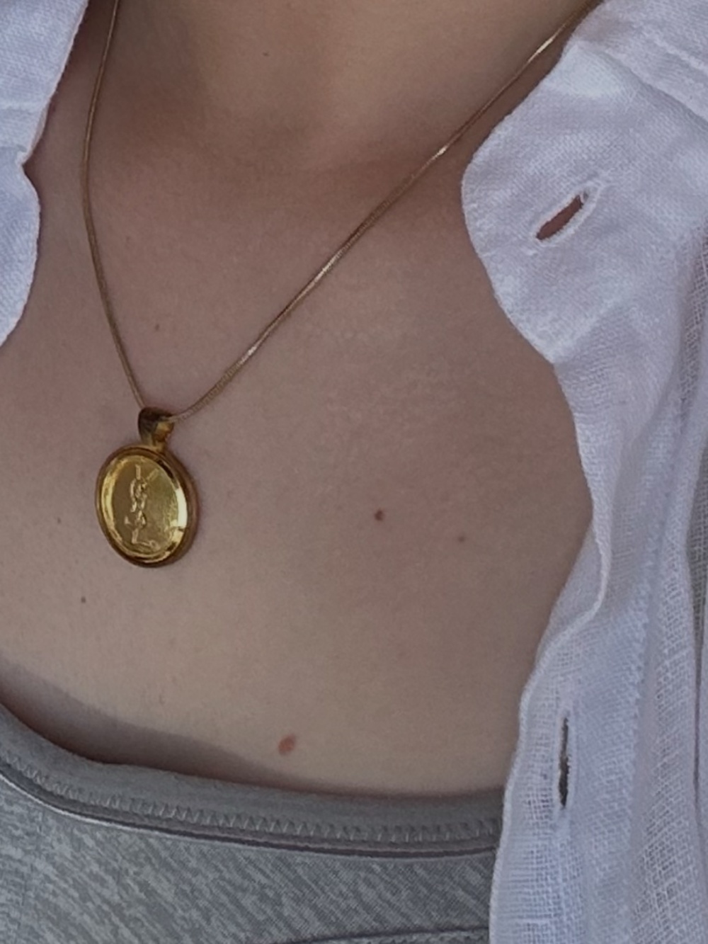 AUTHENTIC YSL Necklace by Reluxe Vintage - Picture 3 of 3